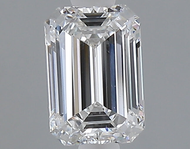 1.01 carat emerald lab grown diamond D color VS1 clarity
