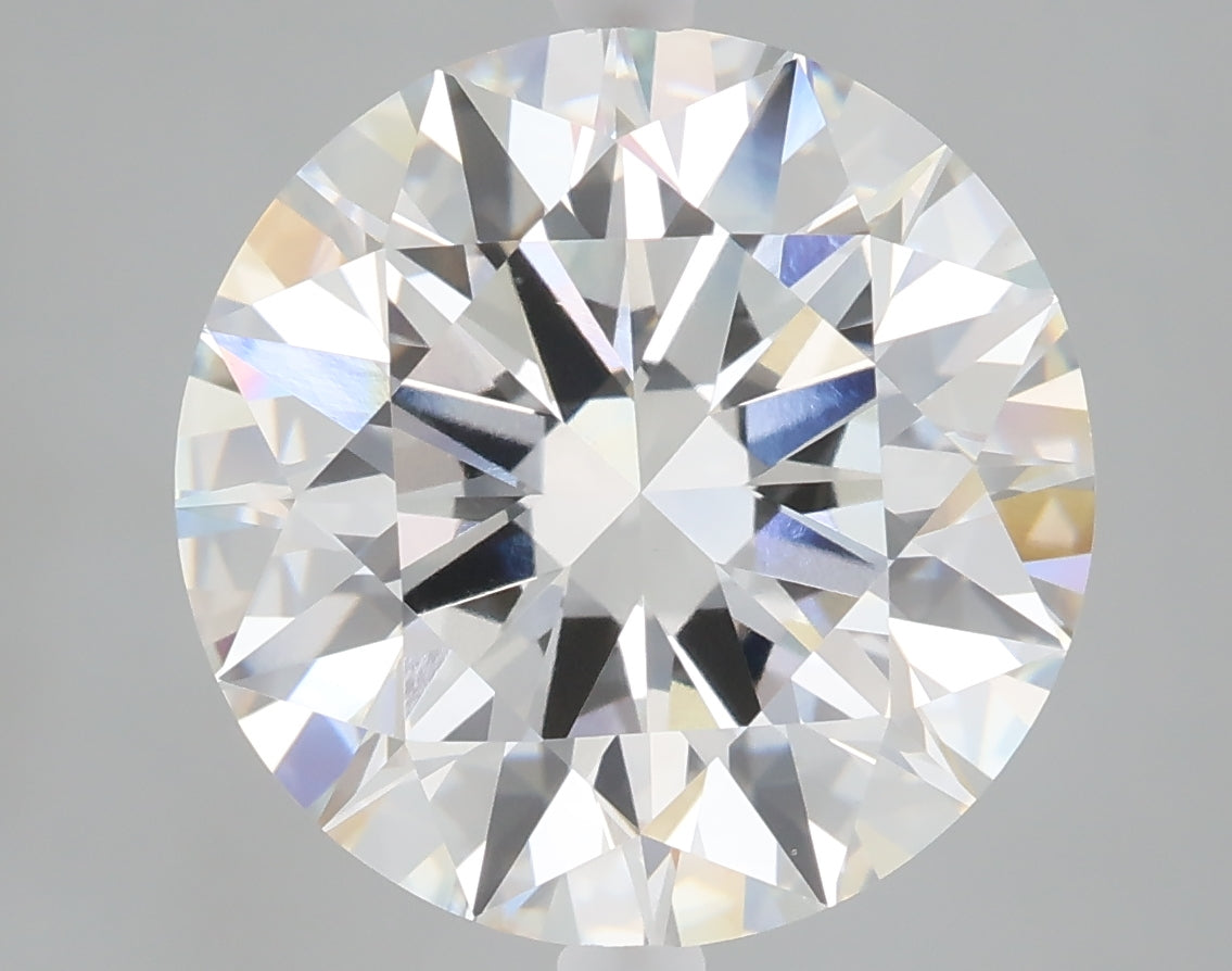7.99 carat round lab grown diamond F color VS1 clarity