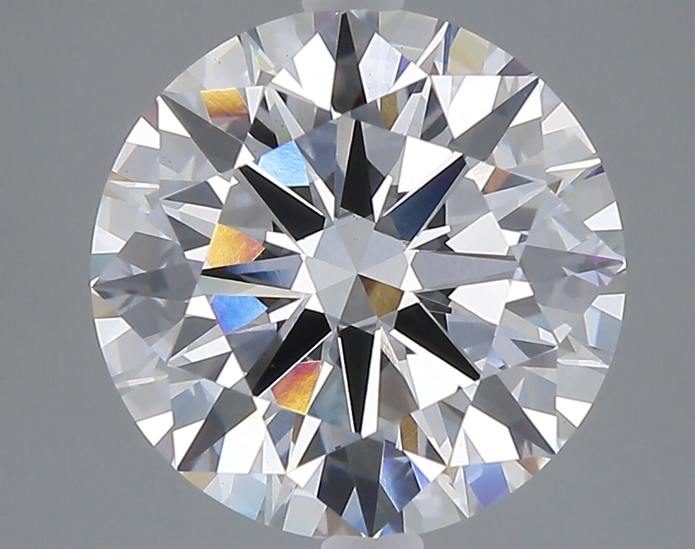 5.02 carat round lab grown diamond F color VS1 clarity