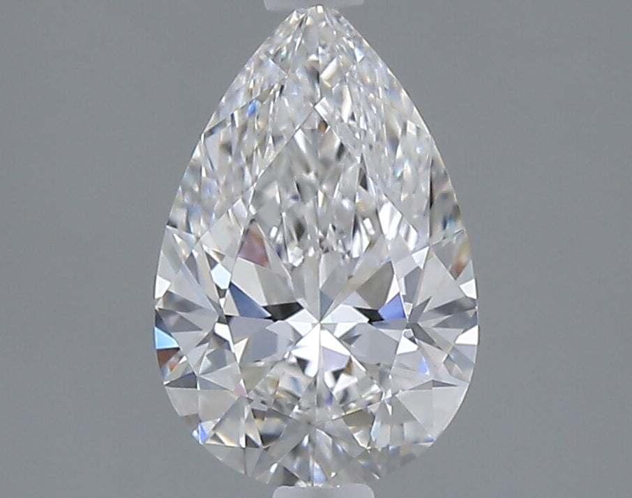 1.58 carat pear lab grown diamond D color VS1 clarity