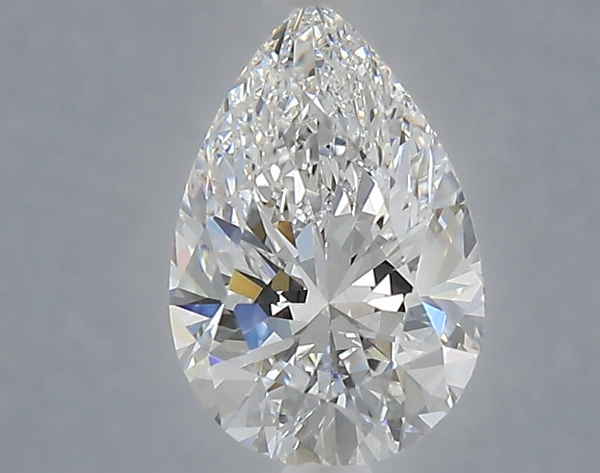 1.58 carat pear lab grown diamond D color VS1 clarity