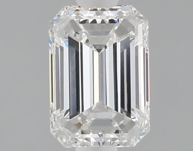 1.07 carat emerald lab grown diamond E color VVS2 clarity