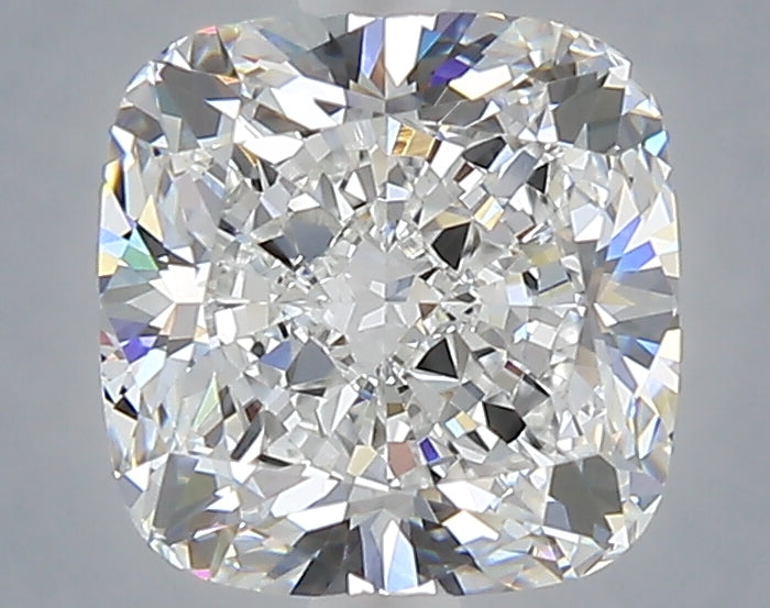 2.60 carat cushion lab grown diamond E color VVS2 clarity