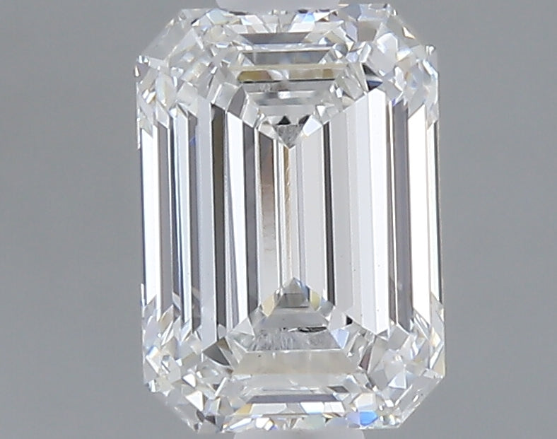 1.05 carat emerald lab grown diamond D color VS1 clarity