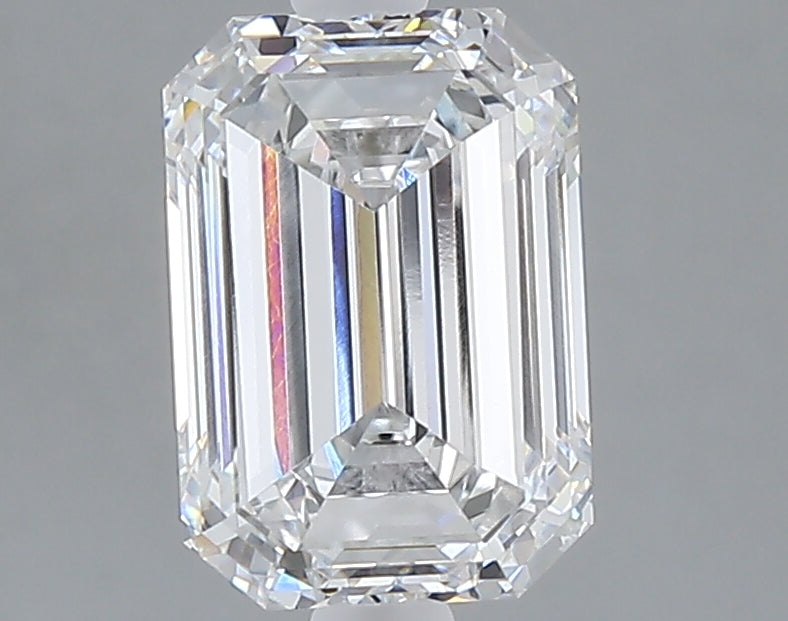 2.01 carat emerald lab grown diamond E color VVS2 clarity