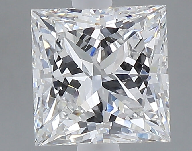 2.04 carat princess lab grown diamond E color VVS2 clarity