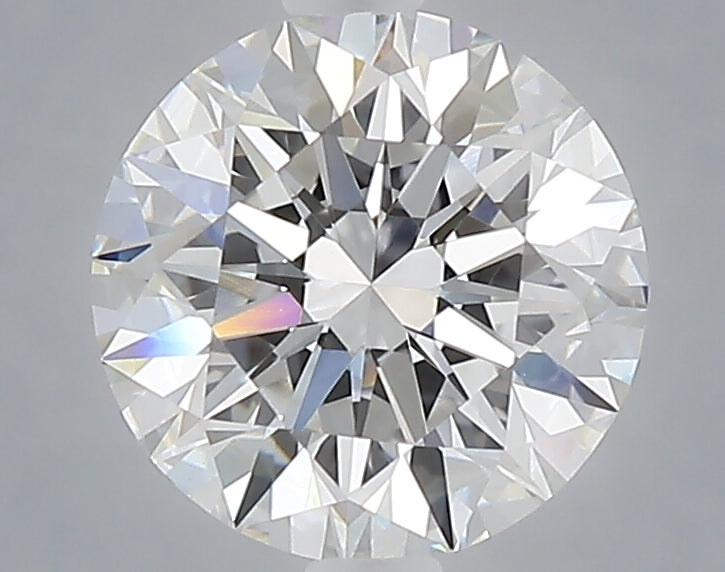 2.05 carat round lab grown diamond E color VVS2 clarity