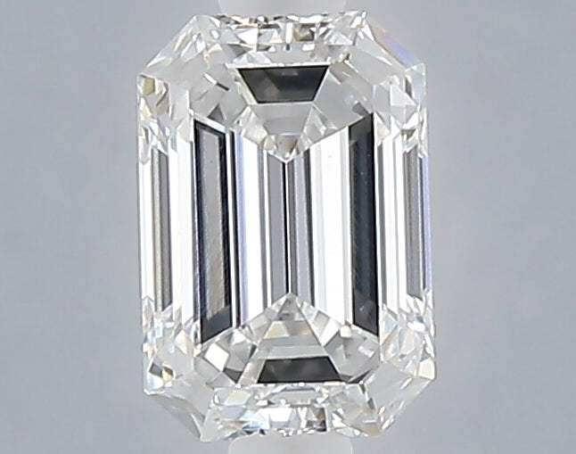 1.00 carat emerald lab grown diamond E color VS1 clarity