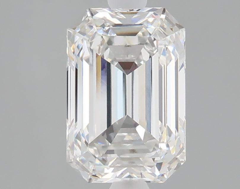 2.04 carat emerald lab grown diamond E color VVS2 clarity