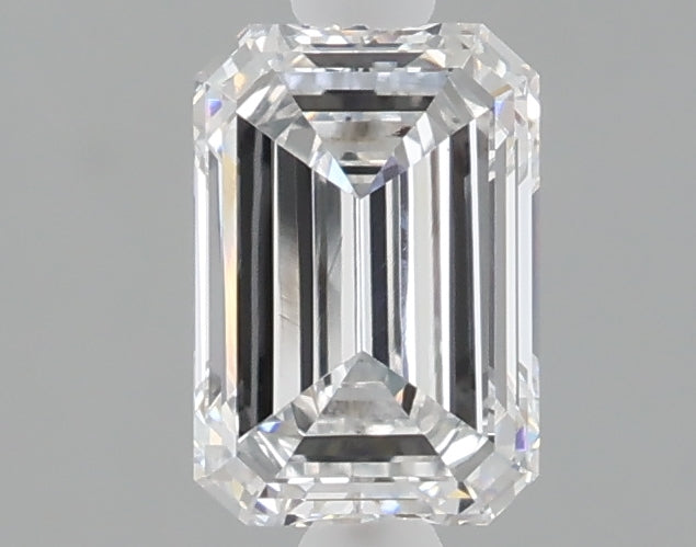 1.03 carat emerald lab grown diamond E color VS1 clarity