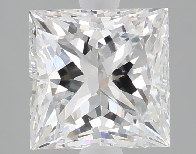 2.02 carat princess lab grown diamond E color VVS2 clarity