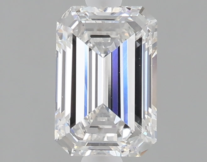 1.06 carat emerald lab grown diamond E color VS1 clarity