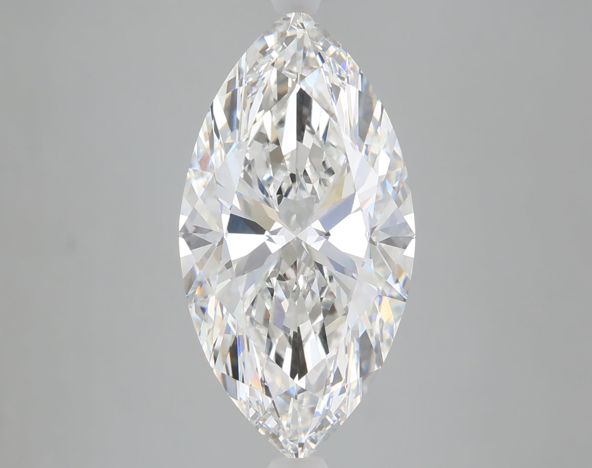 6.03 carat marquise lab grown diamond F color VVS2 clarity