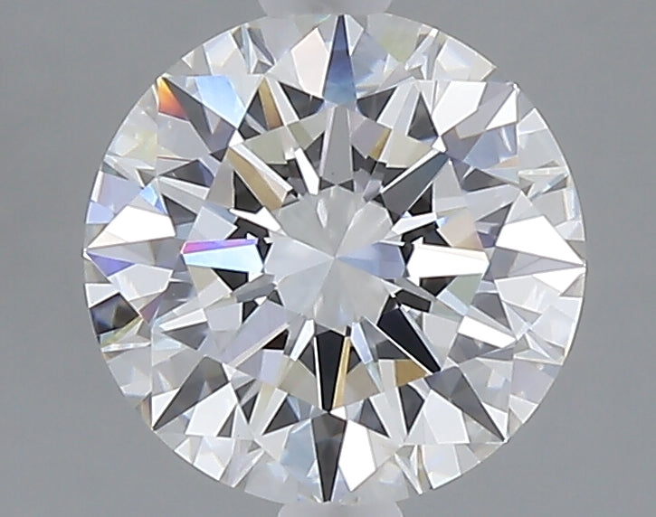 2.01 carat round lab grown diamond E color VVS2 clarity
