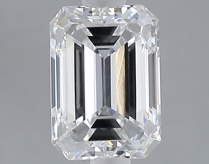 1.51 carat emerald lab grown diamond E color VS1 clarity