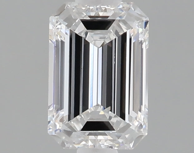 1.02 carat emerald lab grown diamond D color VVS2 clarity
