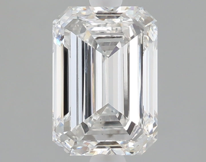1.51 carat emerald lab grown diamond E color VS1 clarity