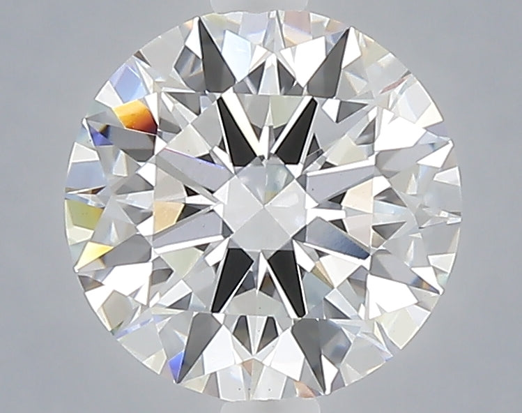 2.08 carat round lab grown diamond E color VVS2 clarity