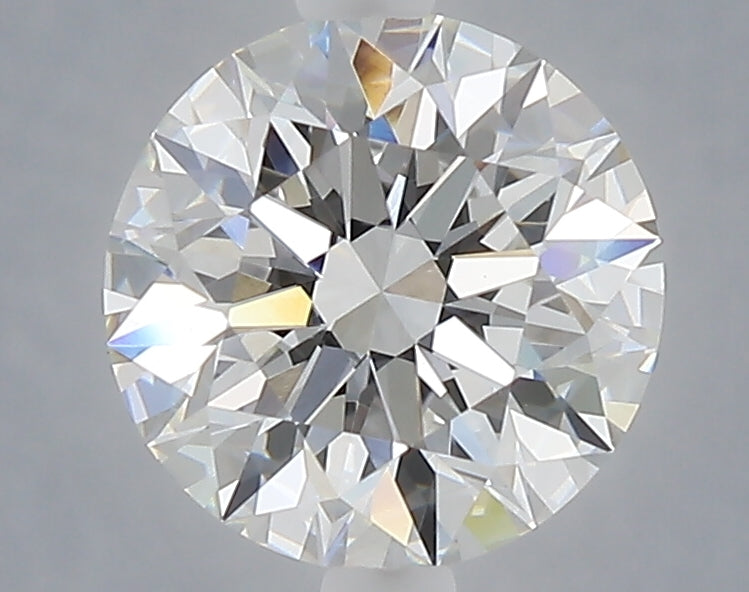 2.06 carat round lab grown diamond E color VVS2 clarity