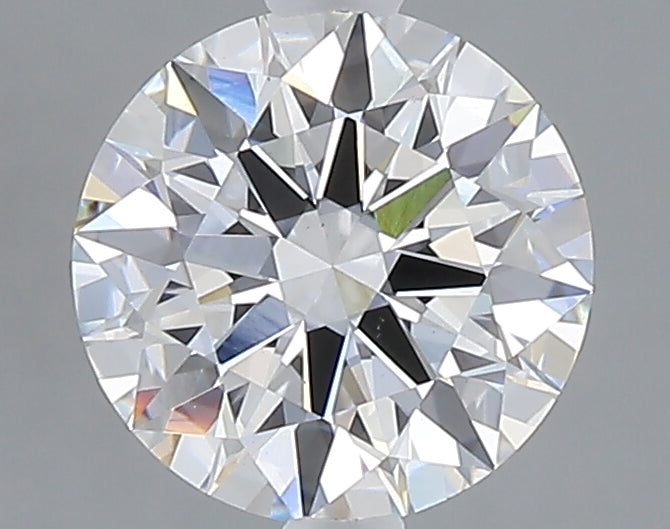 1.57 carat round lab grown diamond E color VVS2 clarity