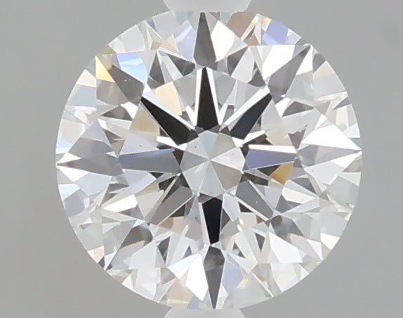 1.07 carat round lab grown diamond D color VVS2 clarity