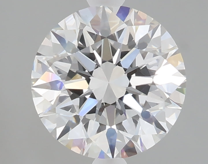 2.05 carat round lab grown diamond E color VS1 clarity