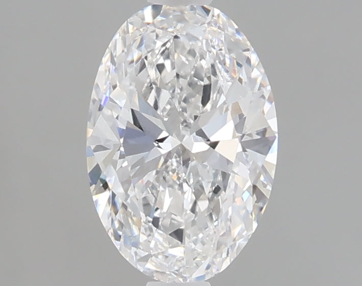 1.07 carat oval lab grown diamond D color VS1 clarity