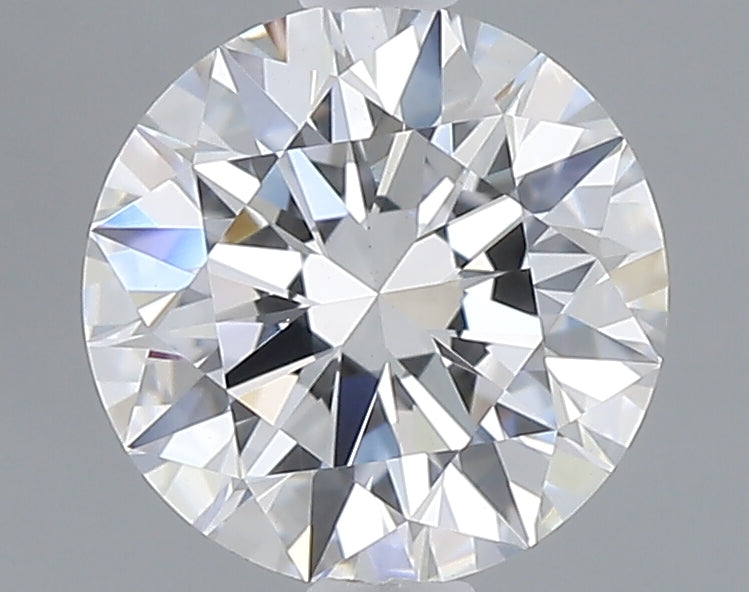 1.08 carat round lab grown diamond E color VVS2 clarity