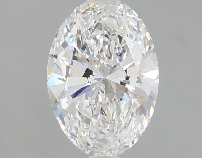 1.05 carat oval lab grown diamond E color VVS2 clarity