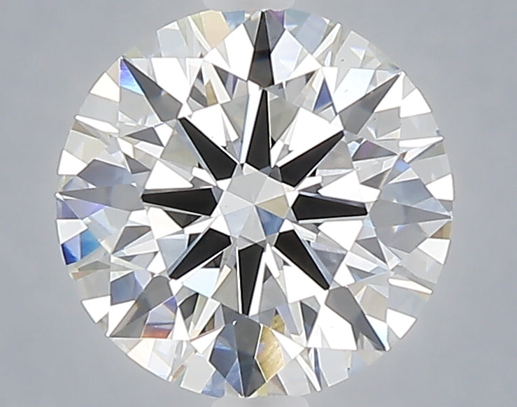 2.03 carat round lab grown diamond F color VS1 clarity