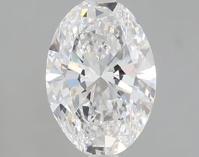 1.08 carat oval lab grown diamond E color VS1 clarity