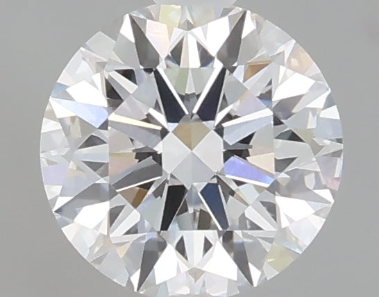 1.08 carat round lab grown diamond E color VVS2 clarity