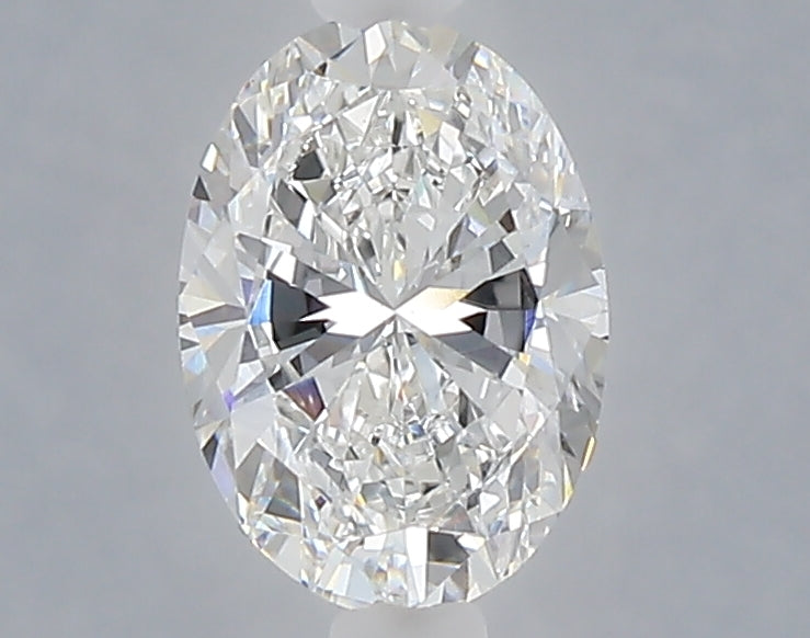 1.07 carat oval lab grown diamond E color VVS2 clarity