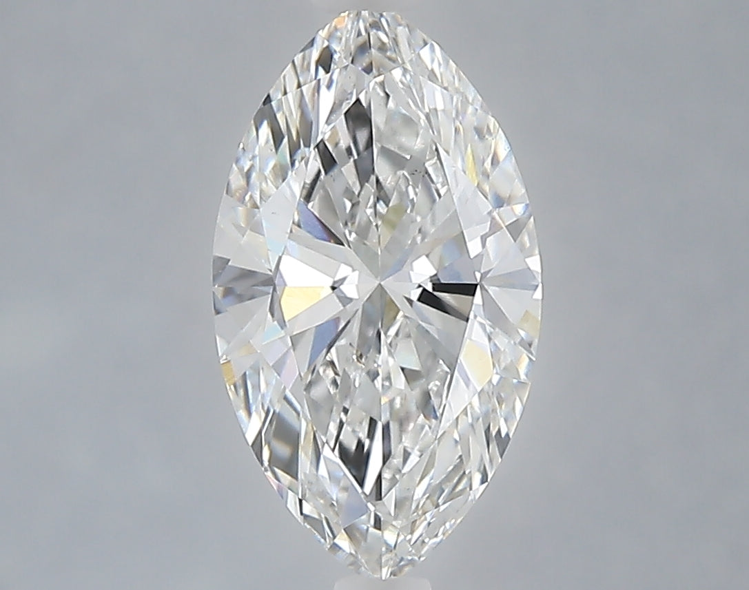 2.02 carat marquise lab grown diamond E color VS1 clarity