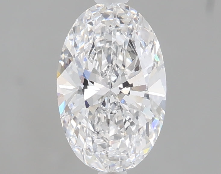 1.04 carat oval lab grown diamond D color VS1 clarity