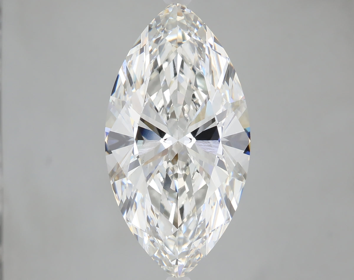 7.07 carat marquise lab grown diamond G color VS1 clarity