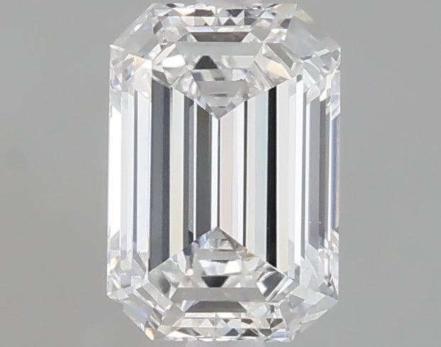 1.03 carat emerald lab grown diamond E color VVS2 clarity