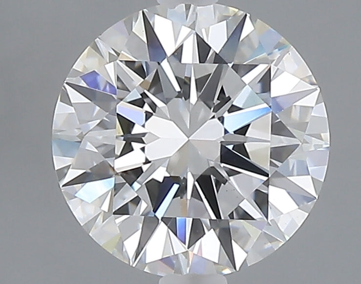 2.08 carat round lab grown diamond E color VS1 clarity
