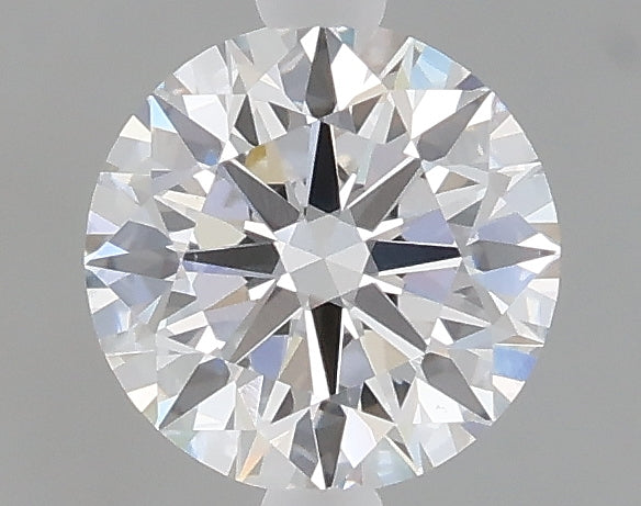1.06 carat round lab grown diamond E color VVS2 clarity