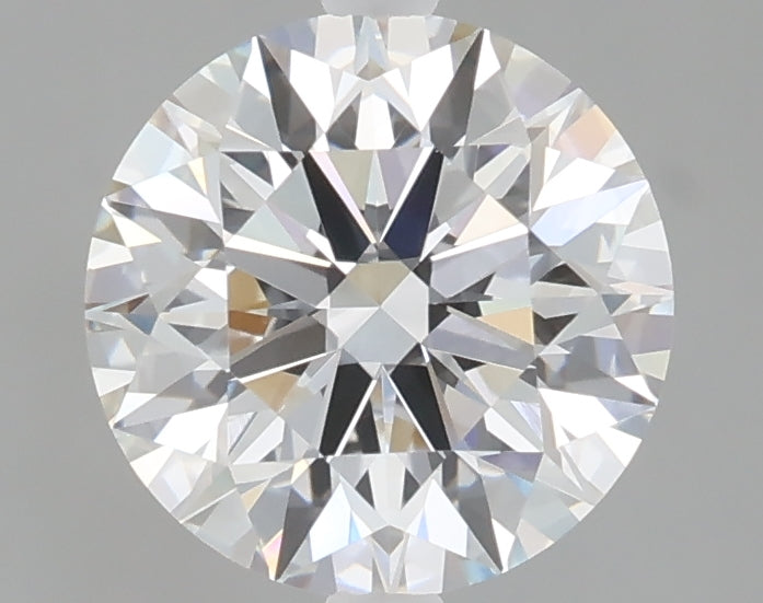 2.05 carat round lab grown diamond F color VVS2 clarity
