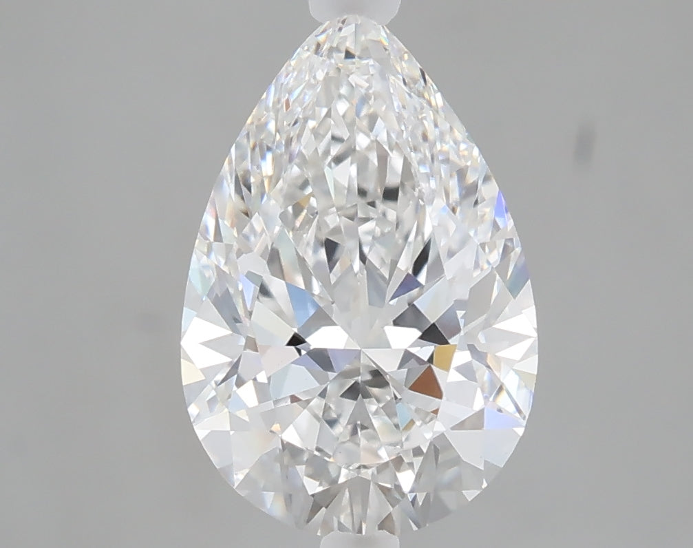 2.55 carat pear lab grown diamond D color VS1 clarity