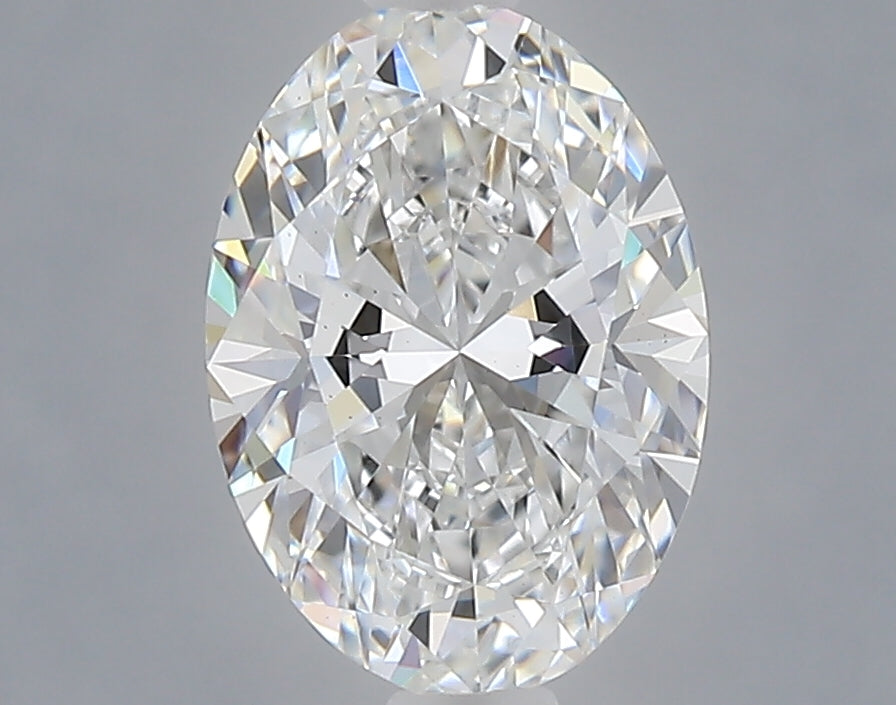1.08 carat oval lab grown diamond E color VS1 clarity