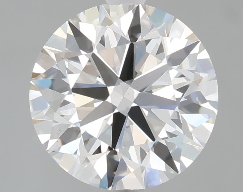 1.52 carat round lab grown diamond F color VS1 clarity