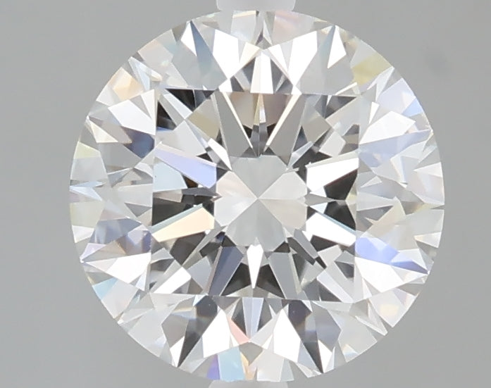 2.01 carat round lab grown diamond F color VVS2 clarity