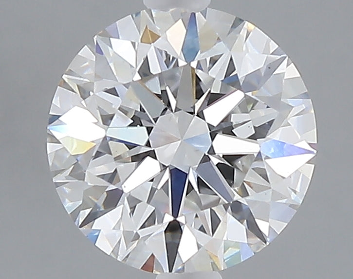 2.01 carat round lab grown diamond E color VS1 clarity