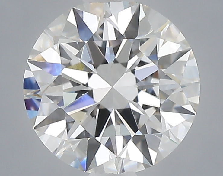 1.01 carat round lab grown diamond E color VVS2 clarity