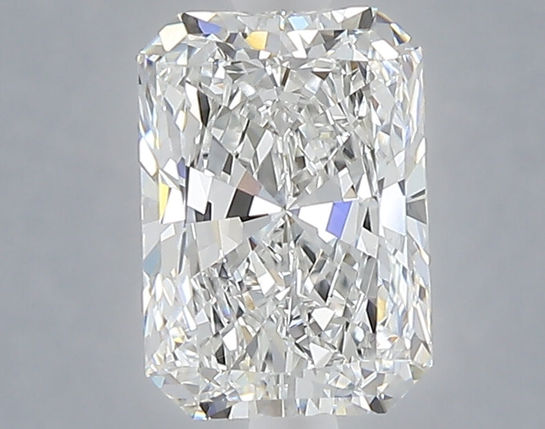 1.74 carat radiant lab grown diamond E color VVS2 clarity