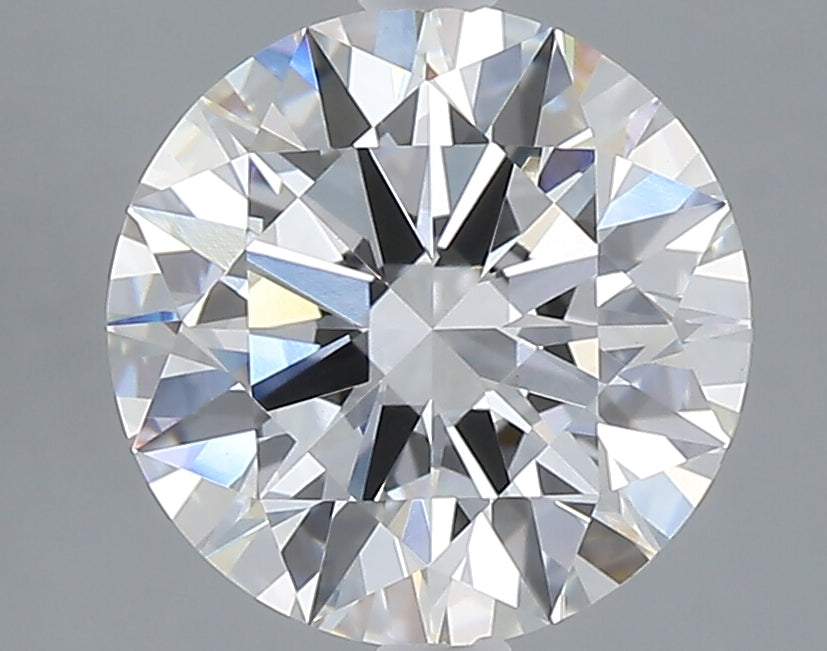 3.02 carat round lab grown diamond E color VS1 clarity