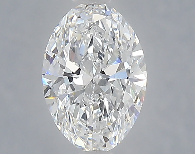 1.06 carat oval lab grown diamond D color VVS2 clarity
