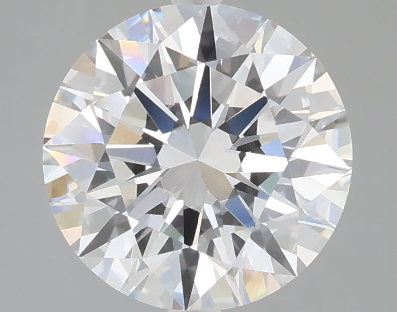 3.01 carat round lab grown diamond E color VVS2 clarity